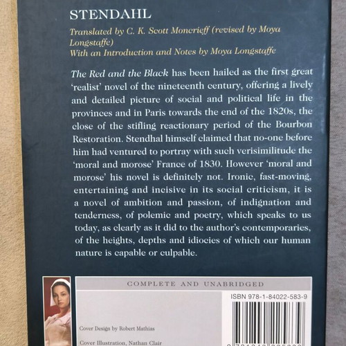 The Red and the Black by Stendhal new, unread
