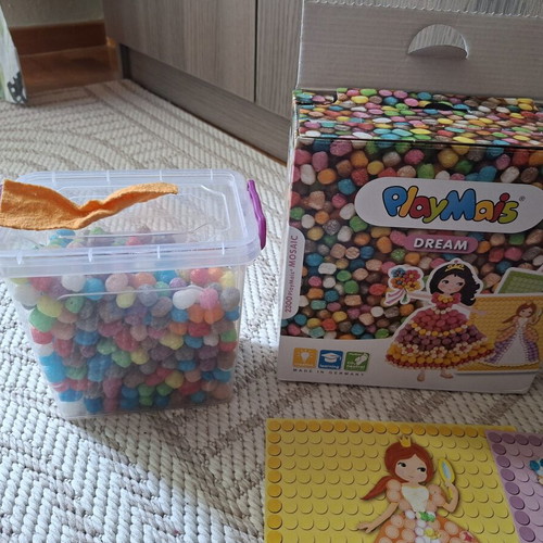 PlayMais Mosaic Craft Set with Cards, Dream series