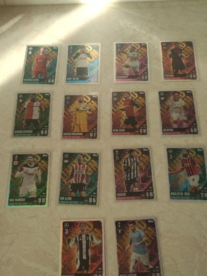 Match Attax 2024-2025 limited cards like new, pack of 14