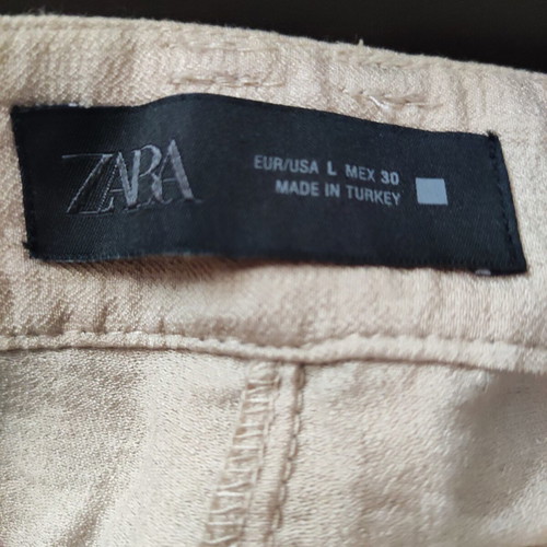 Zara skirt with belt like new, beige, size L 40 12
