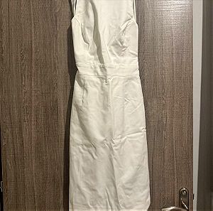 Λευκό φόρεμα ZINI BOUTIQUE No38