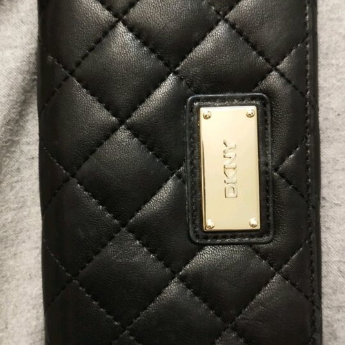 DKNY women's wallet like new, black, leather
