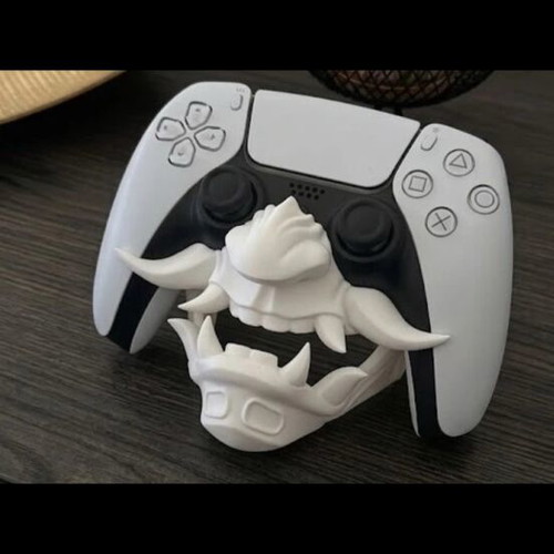 PS5 DualSense Controller Stand Samurai Oni Mask New