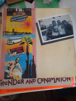 UK Subs Huntington Beach vinyl record used, pop