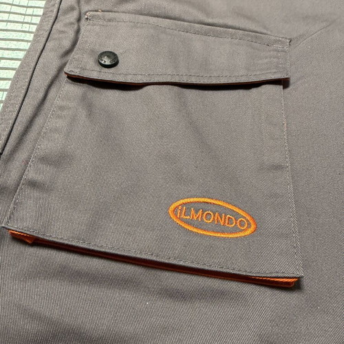 Ilmondo work pants with pockets, grey, size M