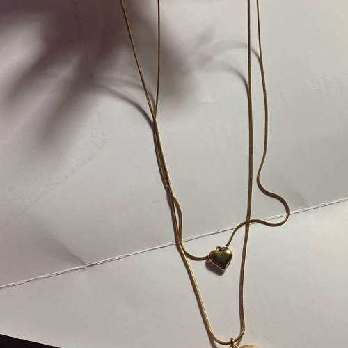 Ozze necklace stainless steel with clasp, does not tarnish