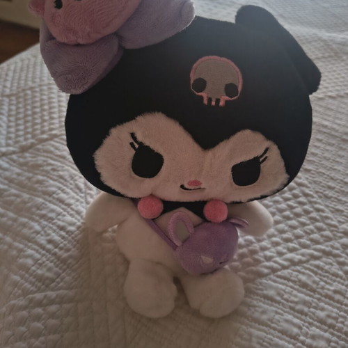 Kuromi plush doll like new, 23 cm from Hello Kitty series