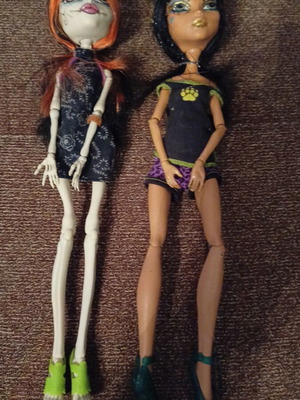 Monster High кукли Skelita и Cloe като нови