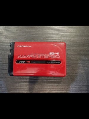 Walkman Crown used, radio cassette player from Japan