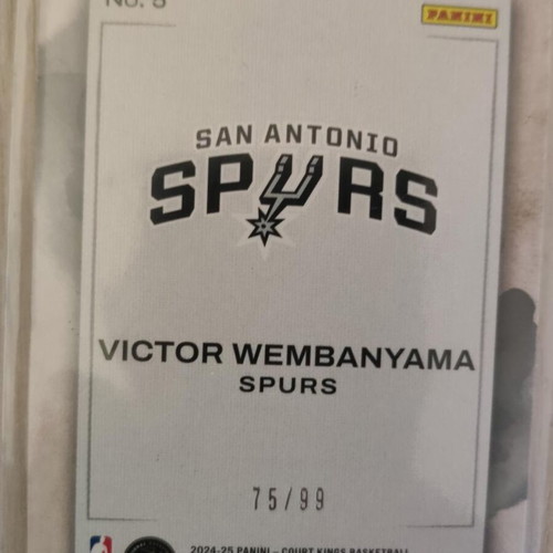 Panini NBA Victor Wembanyama basketball cards set