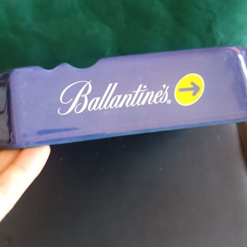 Ballantine's Go Play Vintage Ceramic Ashtray like new