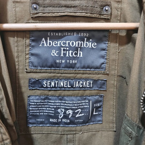 Abercrombie & Fitch Sentinel Jacket men's like new, green