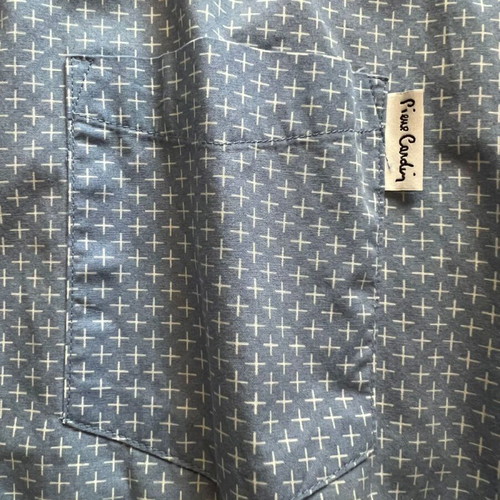 Pierre Cardin men's shirt medium blue like new