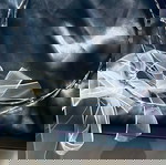 Στέφανα γάμου καινούργια με πλεκτό σχέδιο, χάντρες και χρυσή αλυσίδα