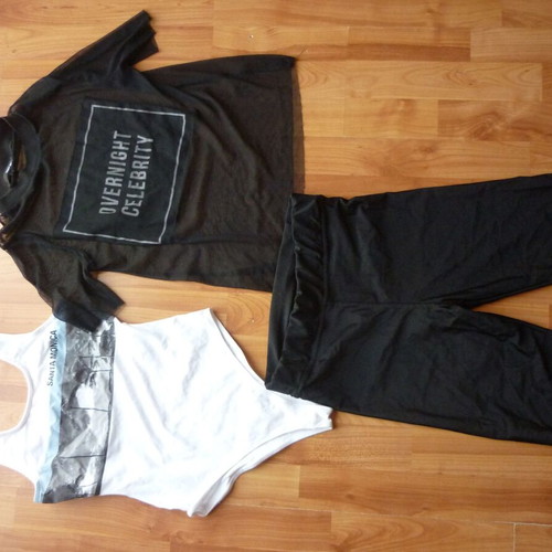 Package of used kids and teen clothes Tally Weijl and Body Move