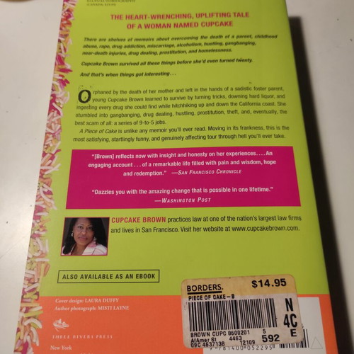 A Piece of Cake: A memoir by Cupcake Brown like new, English book
