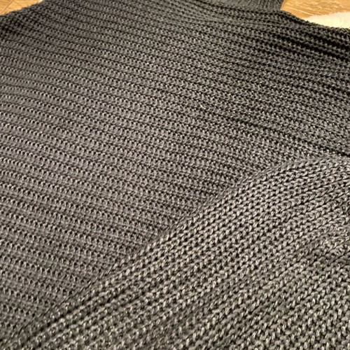 Stradivarius knitted sweater used, size S, black