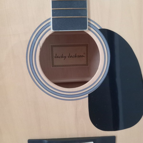 Jacky Jackson guitar with damaged upper part