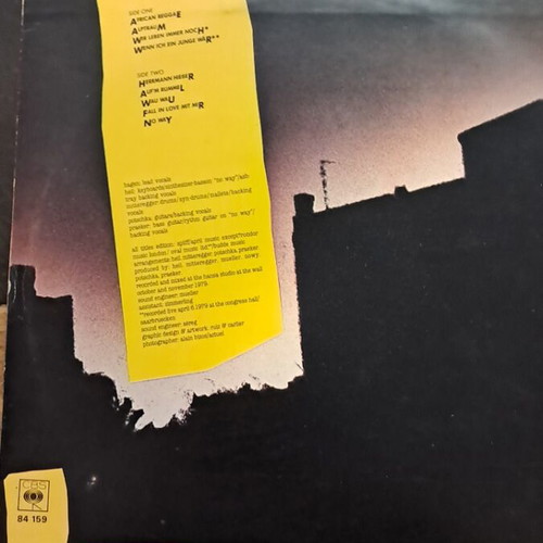 Nina Hagen Band Unbehagen LP