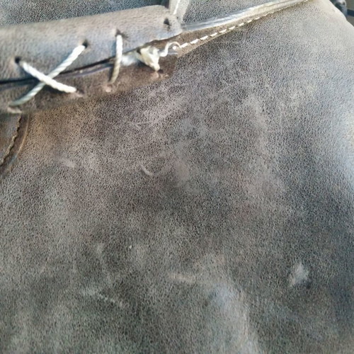 Les Copains leather shoulder bag used, brown-gray