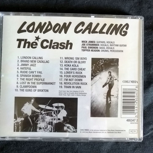 The Clash London Calling CD album like new, rock