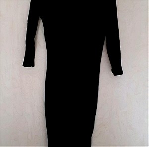 μαύρο μίντι φόρεμα calliope