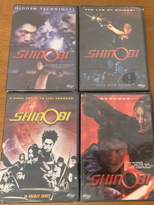 Shinobi Live Action Series 1-4 DVD new, complete collection with subtitles