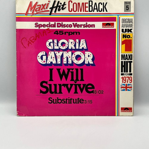 Gloria Gaynor I Will Survive vinyl record used