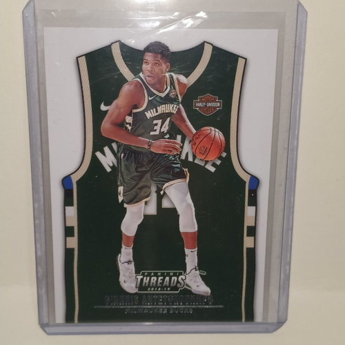 Giannis Antetokounmpo 2018 Panini Threads NBA & SP Dazzle like new, set of 3 cards