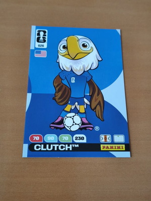Panini Adrenalyn XL World Cup Card Clutch mascot like new
