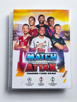 Topps Match Attax Champions League & Europa League 2025-2026 complete set like new