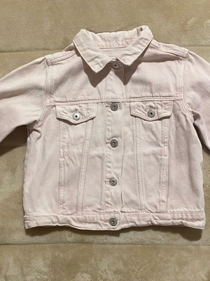 Zara denim jacket used for girl 2-3 years old