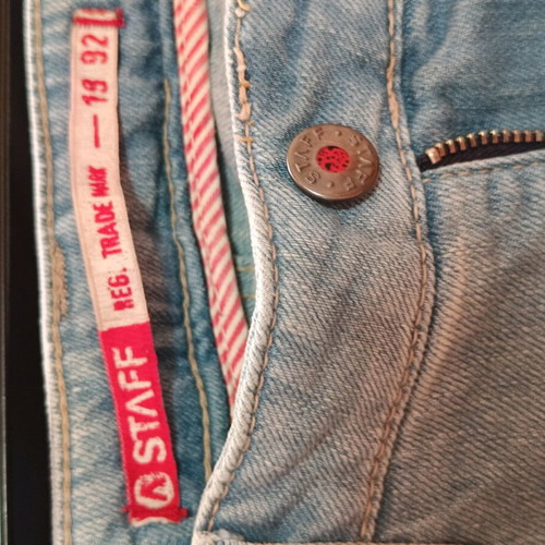 Staff Y2K low rise jeans size 27 used, vintage 1992 denim