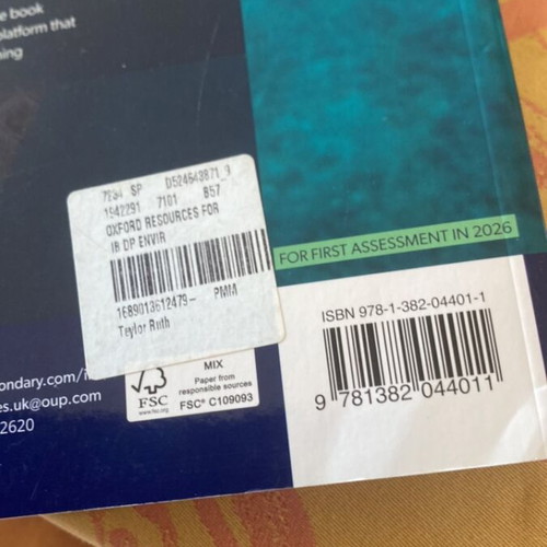 IB Science Book like new