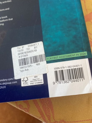 IB Science Book like new