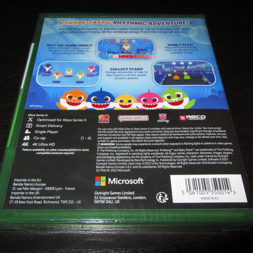 Baby Shark Sing & Swim Party Xbox One Series X new sealed