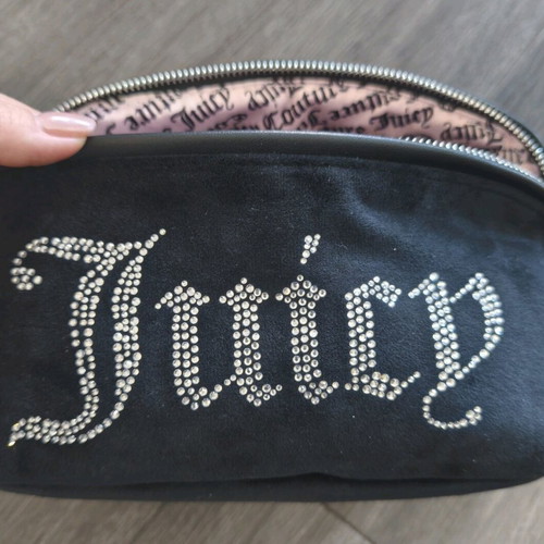 Juicy Couture makeup bag new, black