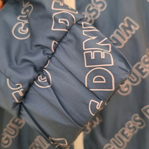 Guess jacket used, kids size 16 or men's S, blue, waterproof