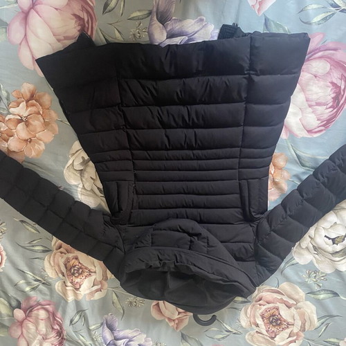 Massimo Dutti down jacket, black, size XS