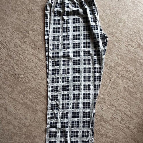 Piza XL Sleep Pants new, pure cotton, white and blue