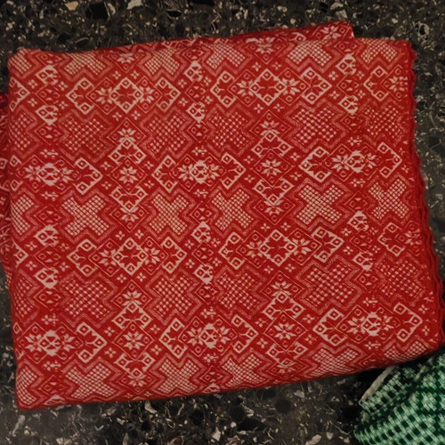 Vintage woven and knitted traditional blankets