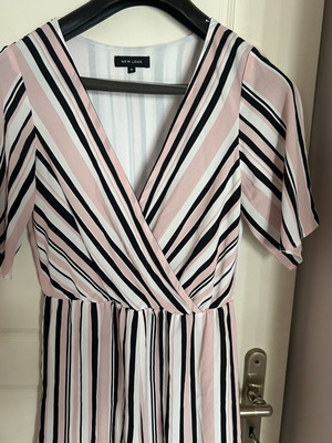 New Look playsuit, black and pink