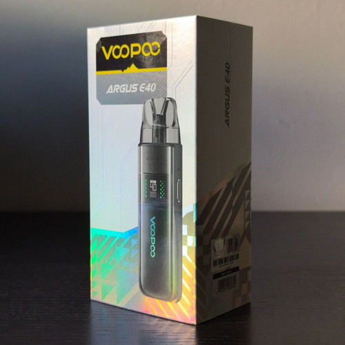 Voopoo Argus E40 Pod System 40W 1800mAh used, black, with box and cable