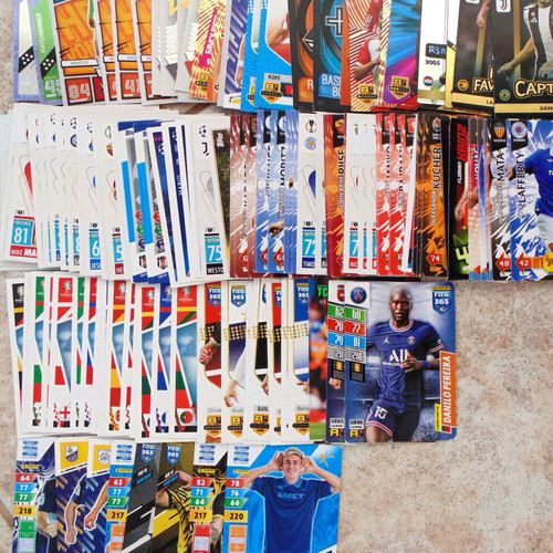 Panini & Topps cards, large collection Champions League, Nations League, Euro