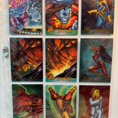 Marvel Fleer And Ultra Collection set 53 unique trading cards like new