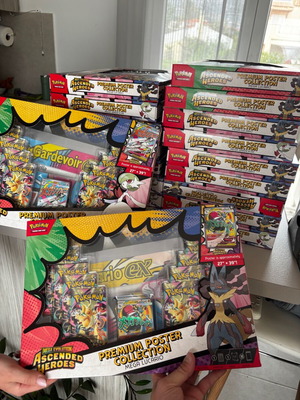 Pokémon TCG Ascended Heroes Premium Poster Collection καινούργιο, 19 τεμάχια