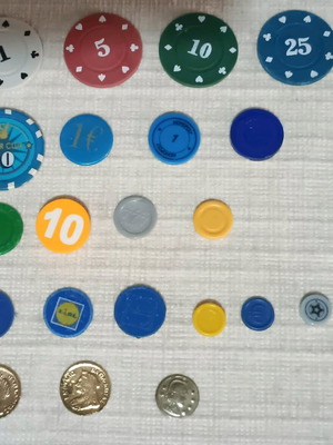 Τοκεν/μάρκες συλλογή σαν καινούργια, πακέτο 22 τεμάχια