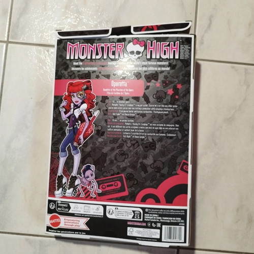 Monster High Operetta Creeproduction Empty Box new