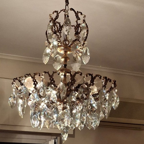 Crystal chandelier like new