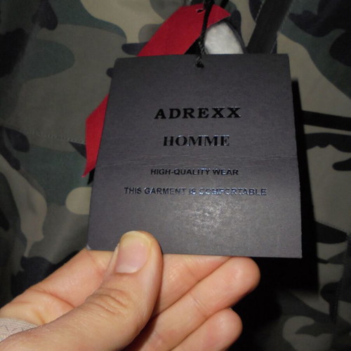 Adrexx men's jacket XL new reversible black and khaki